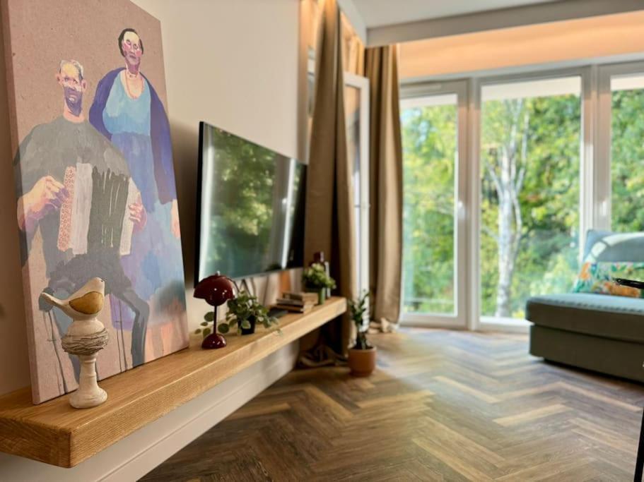 Art & High Studio Z Parkingiem Podziemnym Krynica Zdroj Buitenkant foto