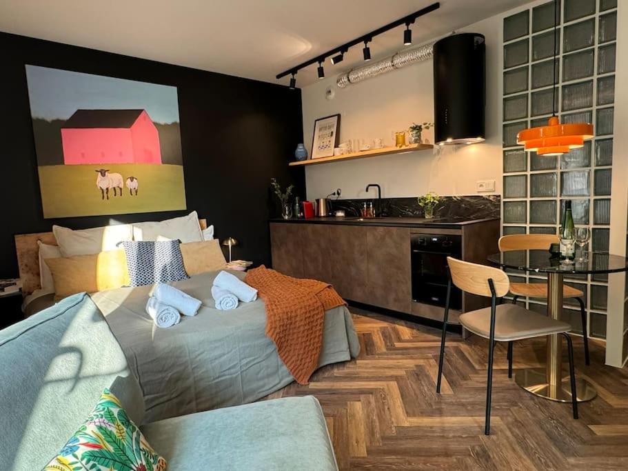 Art & High Studio Z Parkingiem Podziemnym Krynica Zdroj Buitenkant foto