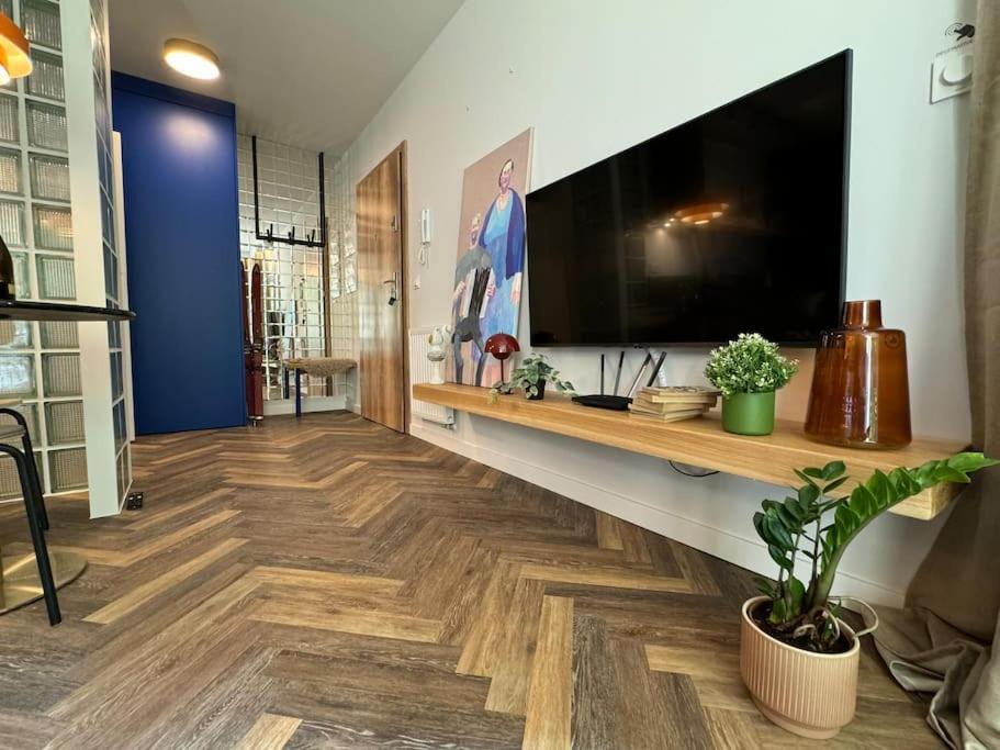 Art & High Studio Z Parkingiem Podziemnym Krynica Zdroj Buitenkant foto